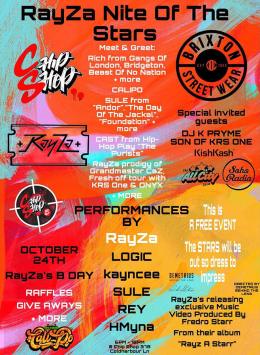 RayZa Nite of the stars at Chip Shop BXTN on Thursday 24th October 2024