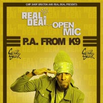 Real Deal Open Mic at Chip Shop BXTN on Thursday 30th January 2020