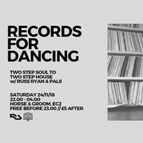 Records For Dancing at Horse & Groom on Saturday 24th November 2018