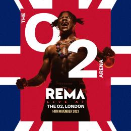 Rema at The o2 on Tuesday 14th November 2023