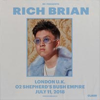 Rich Brian at Shepherd's Bush Empire on Wednesday 11th July 2018