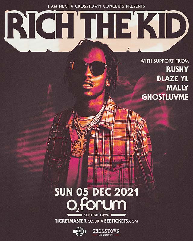 Rich The Kid at The Forum on Sunday 5th December 2021