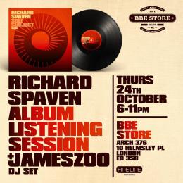 Richard Spaven at The BBE Store on Thursday 24th October 2024