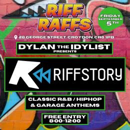 Riffstory at Riff Raffs on Friday 5th September 2025