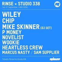 Rinse - End Of Summer BBQ at Studio 338 on Saturday 7th September 2019