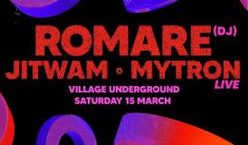 Romare & Jitwam at Village Underground on Saturday 15th March 2025