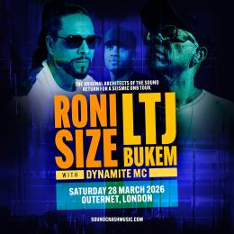 Roni Size x LTJ Bukem at HERE at Outernet on Saturday 28th March 2026