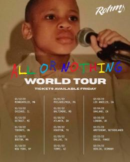 Rotimi at Electric Brixton on Sunday 20th February 2022