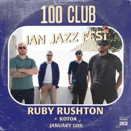 Ruby Rushton at 100 Club on Monday 12th January 2026