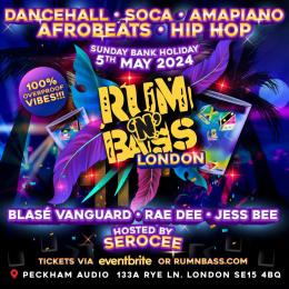 Rum &#039;N&#039; Bass X London at Peckham Audio on Sunday 5th May 2024
