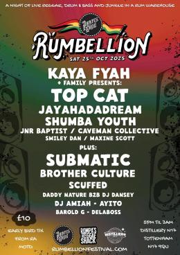 Rumbellion Festival at The Distillery on Saturday 25th October 2025