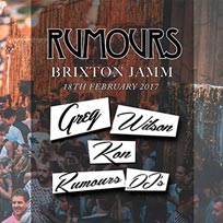 Rumours at Brixton Jamm on Saturday 18th February 2017