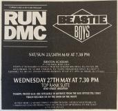 Run DMC & Beastie Boys at Brixton Academy on Sunday 24th May 1987