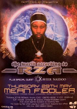 RZA at Mean Fiddler on Thursday 29th May 2003