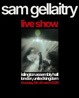 Sam Gellaitry at Islington Assembly Hall on Thursday 5th March 2026