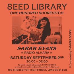 Sarah Evans at One Hundred Shoreditch on Saturday 2nd September 2023