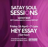 SATAY SOUL SESSIONS at Satay Bar on Friday 26th April 2024