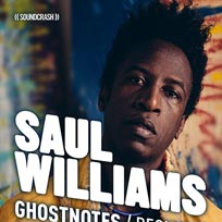 Saul Williams at Ghost Notes on Thursday 2nd August 2018