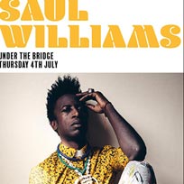 Saul Williams at Under the Bridge on Thursday 4th July 2019