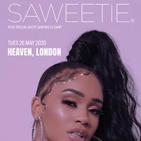 Saweetie at Heaven on Tuesday 26th May 2020