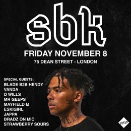 SBK at All is Joy Studios on Friday 8th November 2024