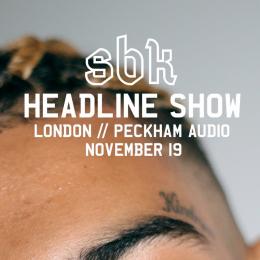 SBK at Peckham Audio on Friday 19th November 2021
