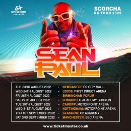 Sean Paul at Brixton Academy on Saturday 27th August 2022