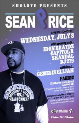 Sean Price at Fabric on Thursday 8th July 2010