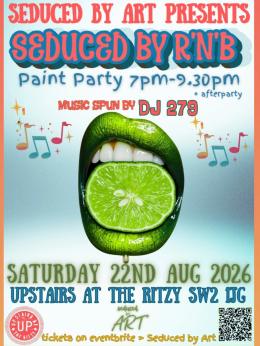 Seduced by R'n'B at The Ritzy on Saturday 22nd August 2026