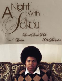 Sekou at Bush Hall on Thursday 20th November 2025