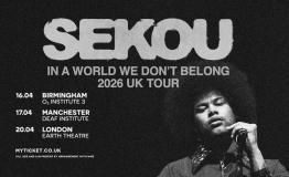 Sekou at EartH on Monday 20th April 2026
