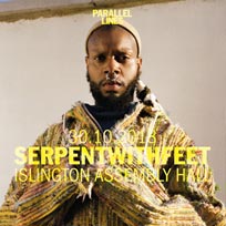 serpentwithfeet at Islington Assembly Hall on Tuesday 30th October 2018