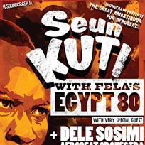 Seun Kuti & Egypt 80 at Electric Brixton on Friday 2nd March 2018