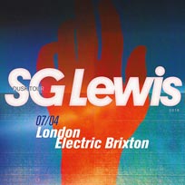 SG Lewis at Electric Brixton on Saturday 7th April 2018