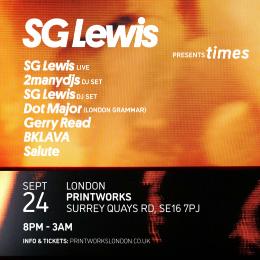 SG Lewis at Printworks on Friday 24th September 2021