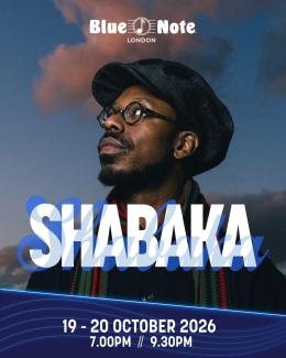 Shabaka at Blue Note London on Monday 19th October 2026