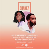 Shakka at Archspace on Tuesday 15th May 2018
