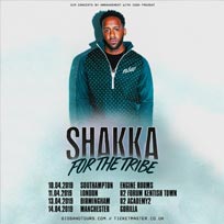 Shakka at The Forum on Thursday 11th April 2019