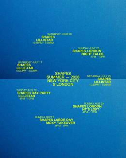 Shapes Day Party at Night Tales on Sunday 23rd August 2026