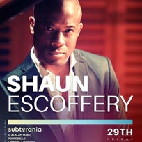 Shaun Escoffery at Subterania on Friday 29th March 2019