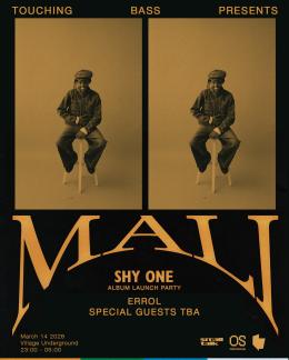 Shy One 'Mali' Album Launch at Village Underground on Saturday 14th March 2026