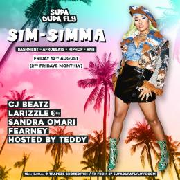 SIM SIMMA at Trapeze on Friday 12th August 2022