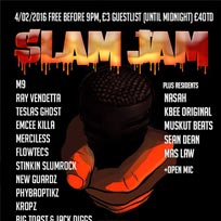 Slam Jam at Silver Bullet on Thursday 4th February 2016