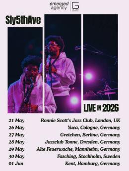 Sly5thAve at Ronnie Scotts on Thursday 21st May 2026