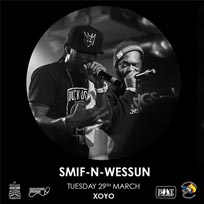 Smif N Wessun at XOYO on Tuesday 29th March 2016
