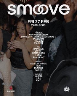 SMOOVE at Ministry of Sound on Friday 27th February 2026
