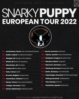 Snarky Puppy at Wembley Arena on Friday 7th October 2022