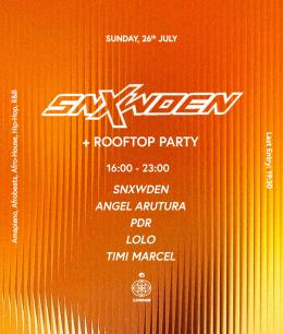 SNXWDEN + Rooftop Party at 45 London on Sunday 26th July 2026