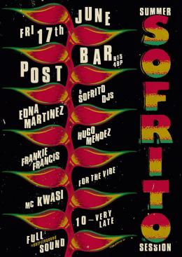 Sofrito Summer Session! at The Post Bar on Friday 17th June 2022