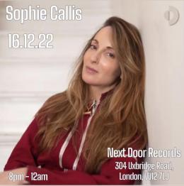 Sophie Callis at Next Door Records on Friday 16th December 2022